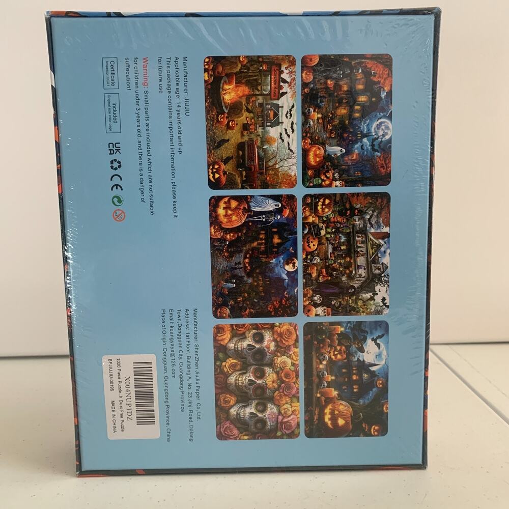 Halloween White Ghost 1000 Piece Jigsaw Puzzle 70x50 cm Brand New Sealed - Picture 2 of 6